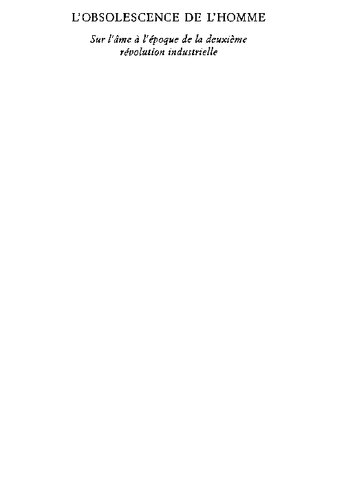 ﻿کهنگی انسان. بر روح در عصر انقلاب صنعتی دوم
