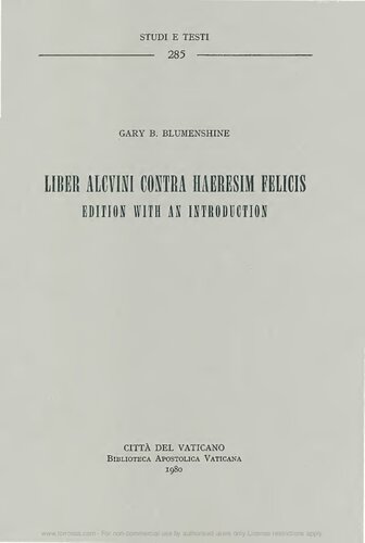 ﻿Liber Alcvini contra haeresim Felicis