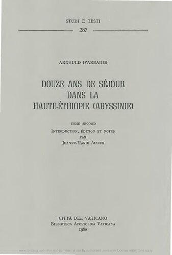 ﻿دوازده سال اقامت در اتیوپی علیا (حبشه)