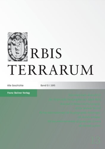 ﻿Orbis Terrarum 13 (2015)