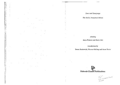 ﻿قانون و زبان. مدرسه تحلیلی ایتالیایی
