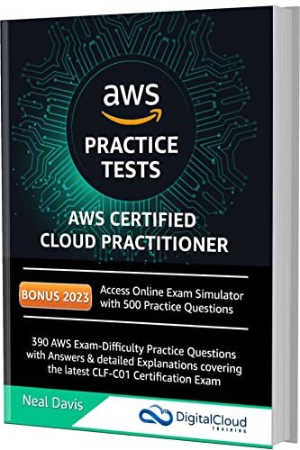 ﻿تست‌های تمرینی Cloud Practicer Certified AWS 2023: 390 سؤال امتحان تمرینی AWS با پاسخ، پیوندها