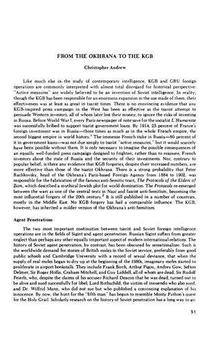 ﻿از اوخرانا تا KGB