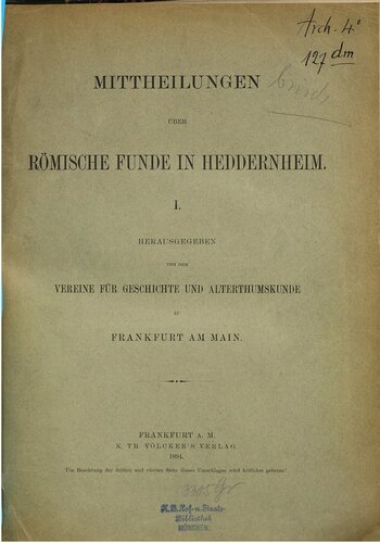 ﻿اطلاعاتی در مورد یافته های رومی در هدرنهایم