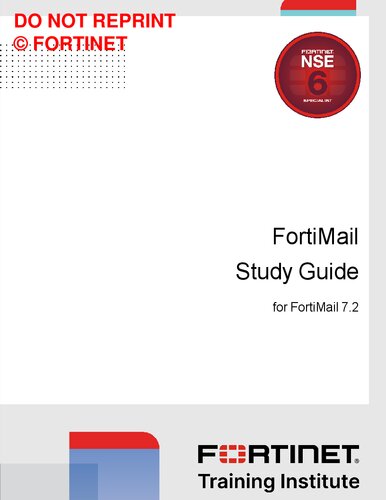 ﻿راهنمای مطالعه Fortinet FortiMail برای FortiMail 7.2