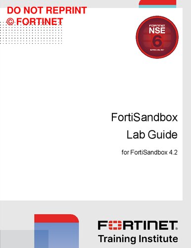 ﻿راهنمای آزمایشگاه Fortinet FortiSandbox برای FortiSandbox 4.2
