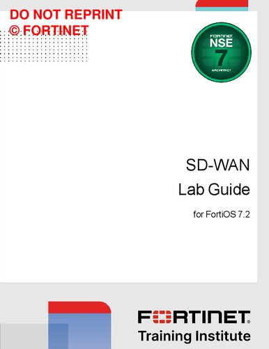 ﻿راهنمای آزمایشگاه Fortinet SD-WAN برای FortiOS 7.2