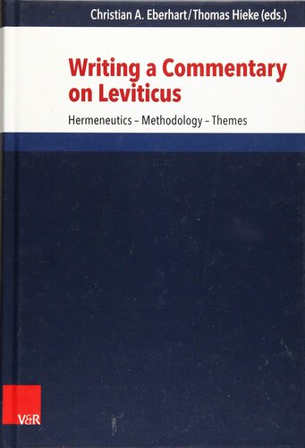 ﻿نوشتن شرحی بر لاویان: هرمنوتیک - روش شناسی - مضامین