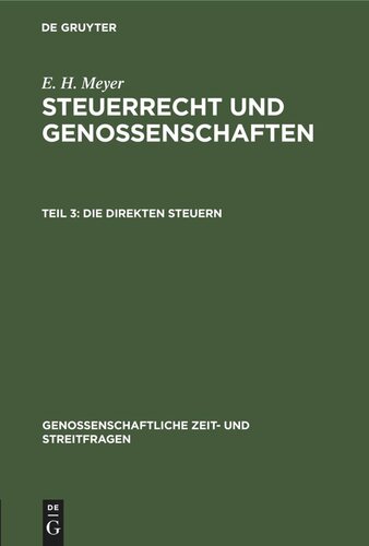 ﻿قانون مالیات و تعاونی ها: قسمت سوم مالیات های مستقیم