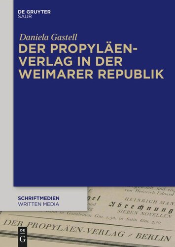 ﻿Propyläen-Verlag در جمهوری وایمار