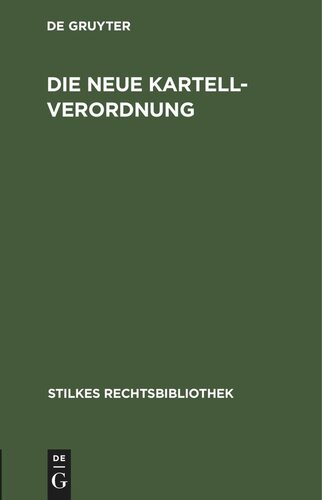 ﻿مقررات ضد تراست جدید