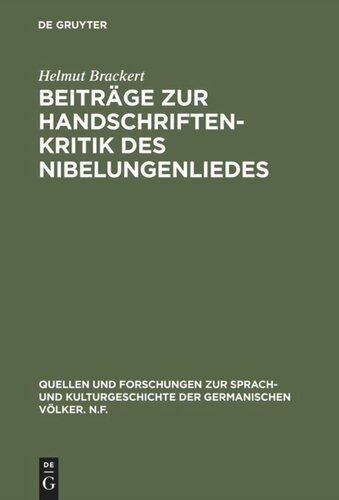 ﻿مشارکت در نقد نسخ خطی از Nibelungenlied