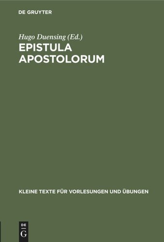 ﻿Epistula apostolorum: طبق متون اتیوپیایی و قبطی