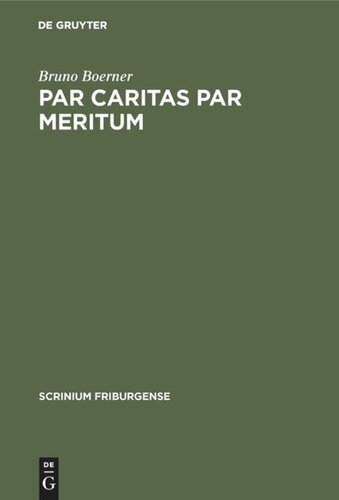 ﻿Par caritas par meritum: مطالعاتی در مورد الهیات پورتال آخرین داوری گوتیک در فرانسه - با استفاده از مثال ورودی غربی مرکزی نوتردام در پاریس
