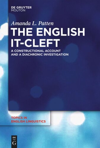 ﻿انگلیسی it-Cleft: A Construction Account and a Diachronic Investigation