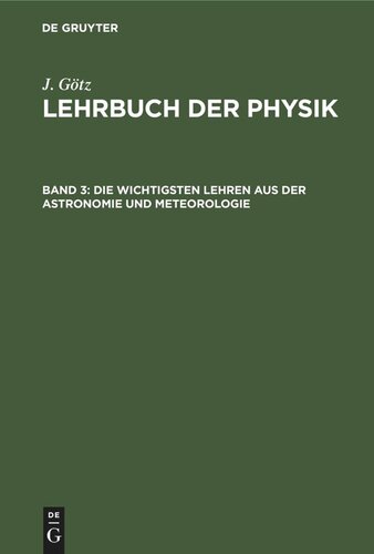 ﻿کتاب فیزیک: جلد 3 مهمترین دروس نجوم و هواشناسی