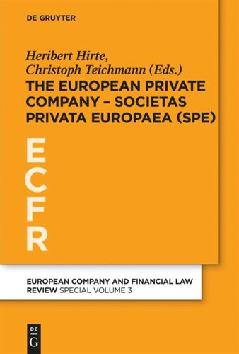 ﻿شرکت خصوصی اروپایی - Societas Privata Europaea (SPE)