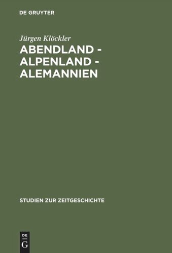 ﻿Western - Alpenland - Alemannien: فرانسه و بحث سازماندهی مجدد در جنوب غربی آلمان 1945-1947