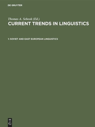 ﻿زبان‌شناسی شوروی و اروپای شرقی