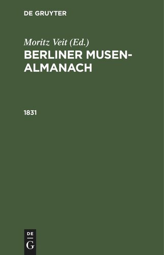 ﻿برلین Musen Almanac: 1831