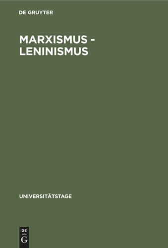 ﻿مارکسیسم - لنینیسم: تاریخ و شکل