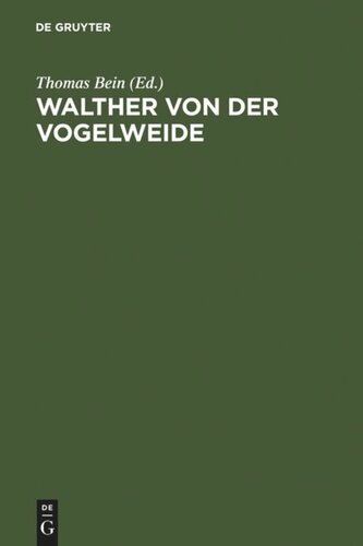 ﻿Walther von der Vogelweide: نقد و ویرایش متن