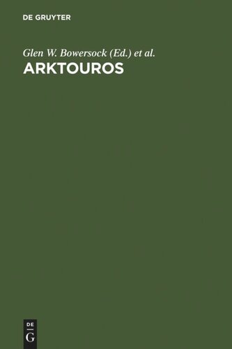 ﻿Arktouros: Hellenic Studies به برنارد M. W. Knox به مناسبت تولد 65 سالگی او اهدا شد.