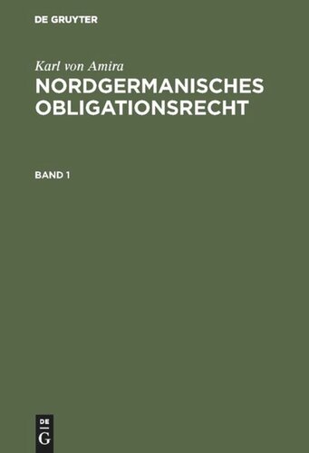 ﻿قانون تعهدات آلمانی شمالی: جلد 1: آیین نامه تعهدات سوئدی قدیمی. جلد 2: کد تعهدات غرب نوردیک