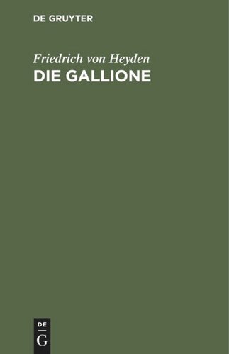 ﻿The Gallione: Poem in 6 Cantos