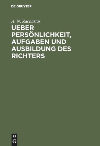 ﻿درباره شخصیت، وظایف و تربیت قاضی