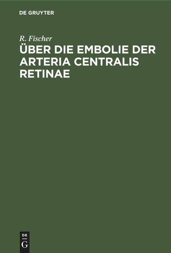 ﻿در مورد آمبولی شریان مرکزی شبکیه