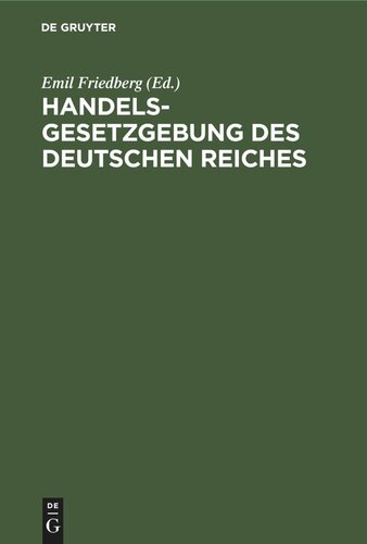 ﻿قوانین تجاری امپراتوری آلمان