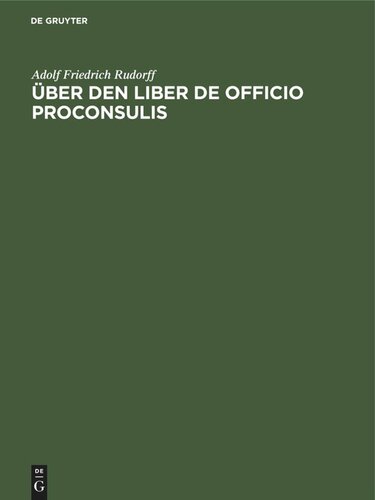 ﻿درباره liber de officio proconsulis