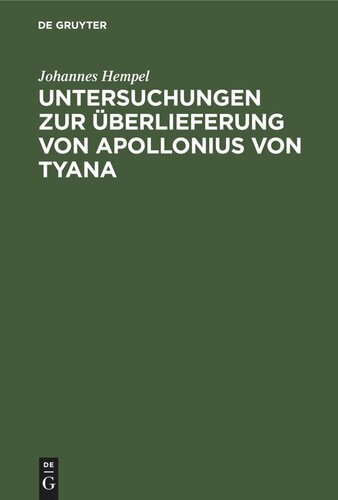 ﻿تحقیق در مورد سنت آپولونیوس تیانا
