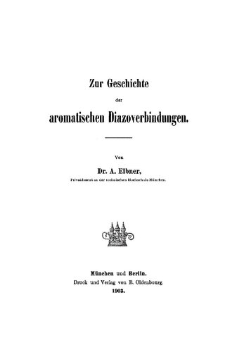 ﻿در تاریخ ترکیبات دیازو معطر