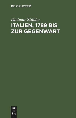 ﻿ایتالیا ، 1789 تا به امروز
