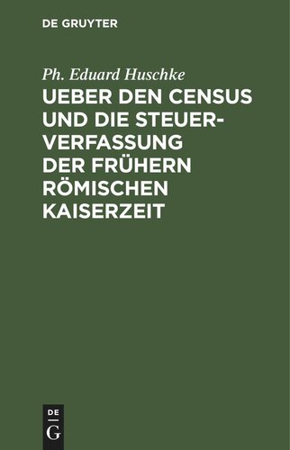 ﻿درباره سرشماری و سیستم مالیاتی درباره سرشماری و سیستم مالیاتی امپراتوری روم اولیه: کمکی به علوم سیاسی روم