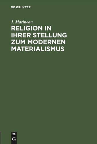 ﻿دین در موضع خود در مورد ماتریالیسم مدرن: گفتار