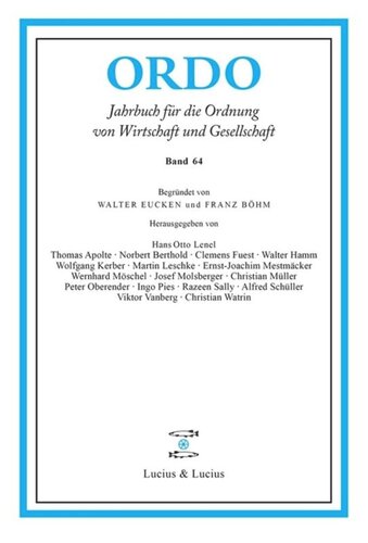 ﻿ORDO 64: سالنامه نظم تجارت و جامعه