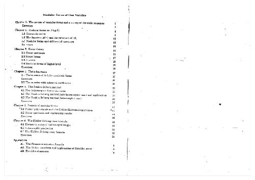 اشکال مدولار یک متغیر