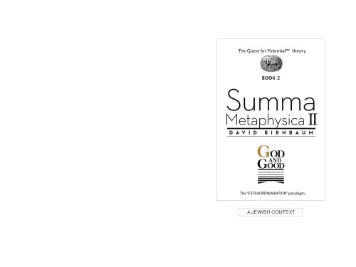 Summa Metafysica. خدا و خیر