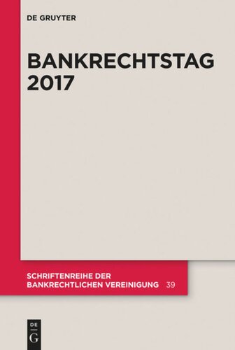 ﻿Bankrechtag 2017