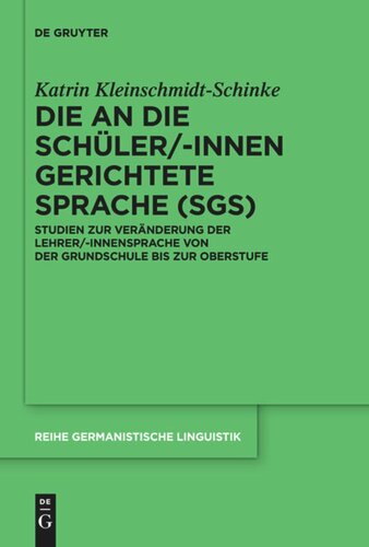 ﻿زبان خطاب به دانش آموزان (SgS): مطالعاتی در مورد تغییر زبان معلم از دبستان به دبیرستان