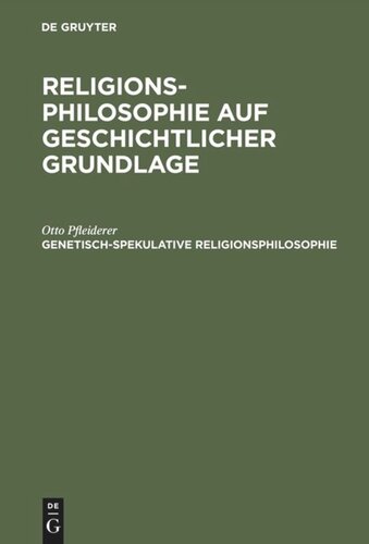 ﻿فلسفه دین بر مبنای تاریخی: فلسفه دین ژنتیکی-نظری