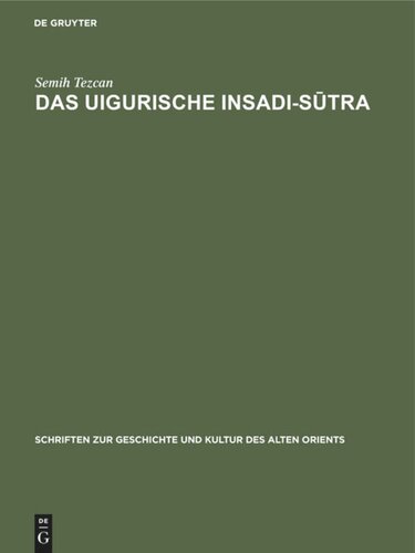 ﻿uigurian insadi-sūtra