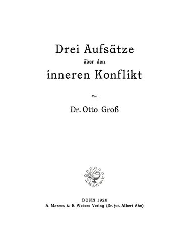 ﻿سه مقاله در مورد تعارض درونی