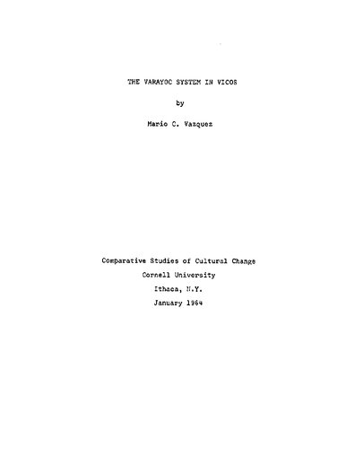 ﻿سیستم varayoc در Vicos (Carhuaz، Ancash، پرو)