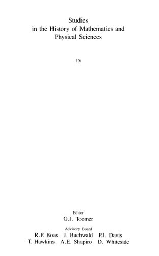 ﻿جوزف لیوویل 1809-1882: کارشناسی ارشد ریاضیات محض و کاربردی (مطالعات در تاریخ ریاضیات و علوم فیزیکی، 15)