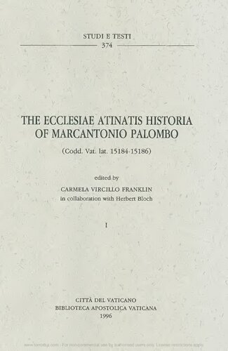﻿ecclesiae atinatis historia Marcantonio Palombo