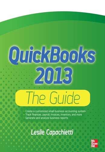 ﻿QuickBooks 2013: The Guide